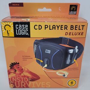 Case Logic Deluxe Waist Belt Fanny Pack for Portable CD Belt Player CD Storage